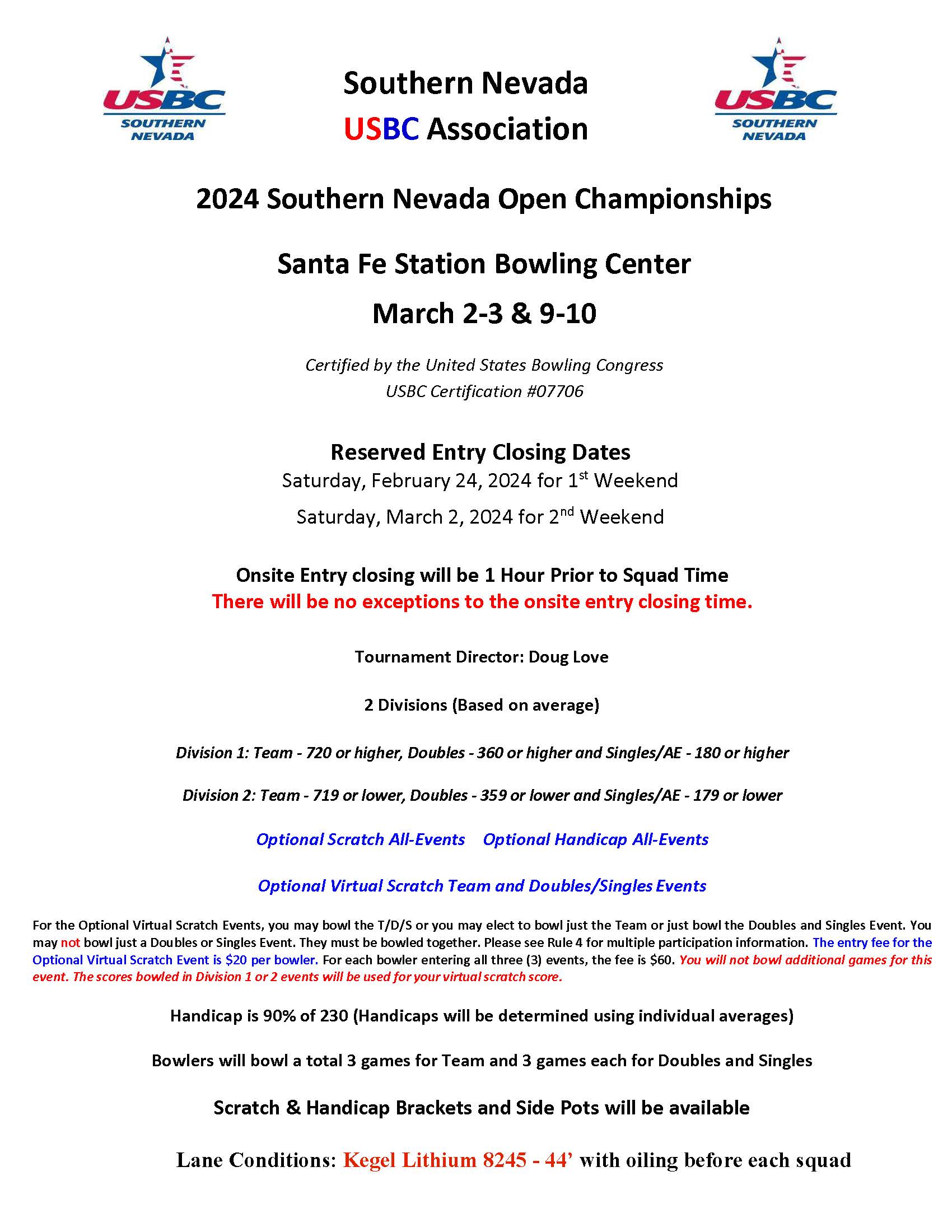 Southern Nevada USBC 2024 Championship Tournament (Mar 23, 910